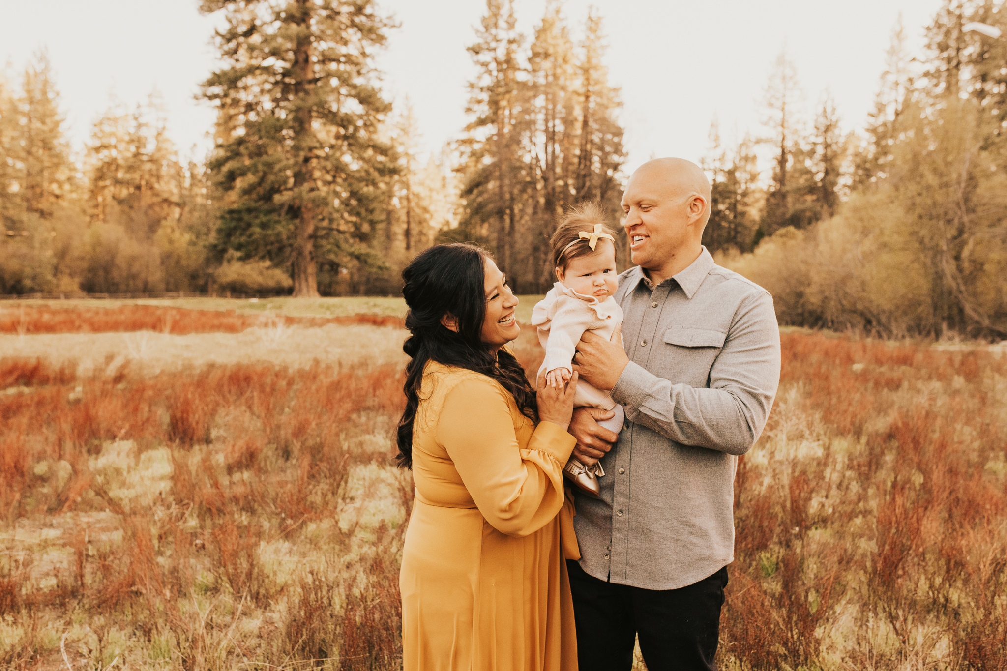 A family photoshoot in Idyllwild