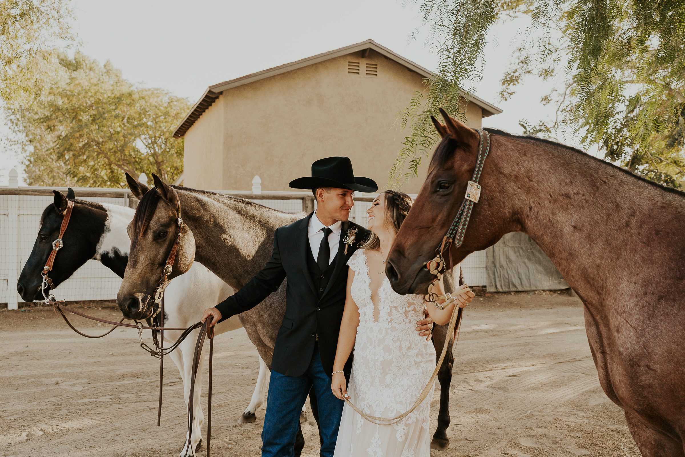 Western-themed wedding in Norco