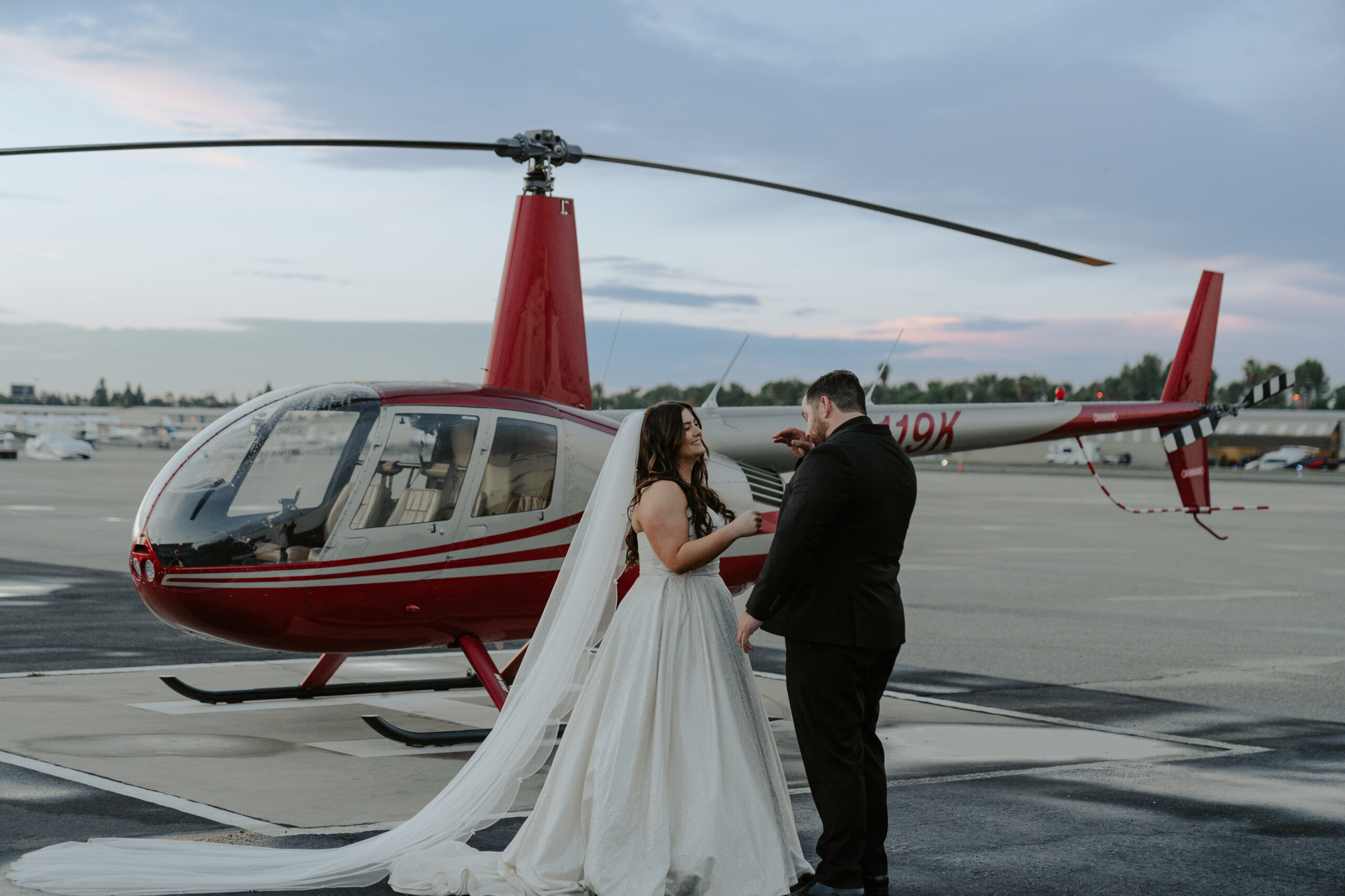 Hangar 21 New year's eve wedding